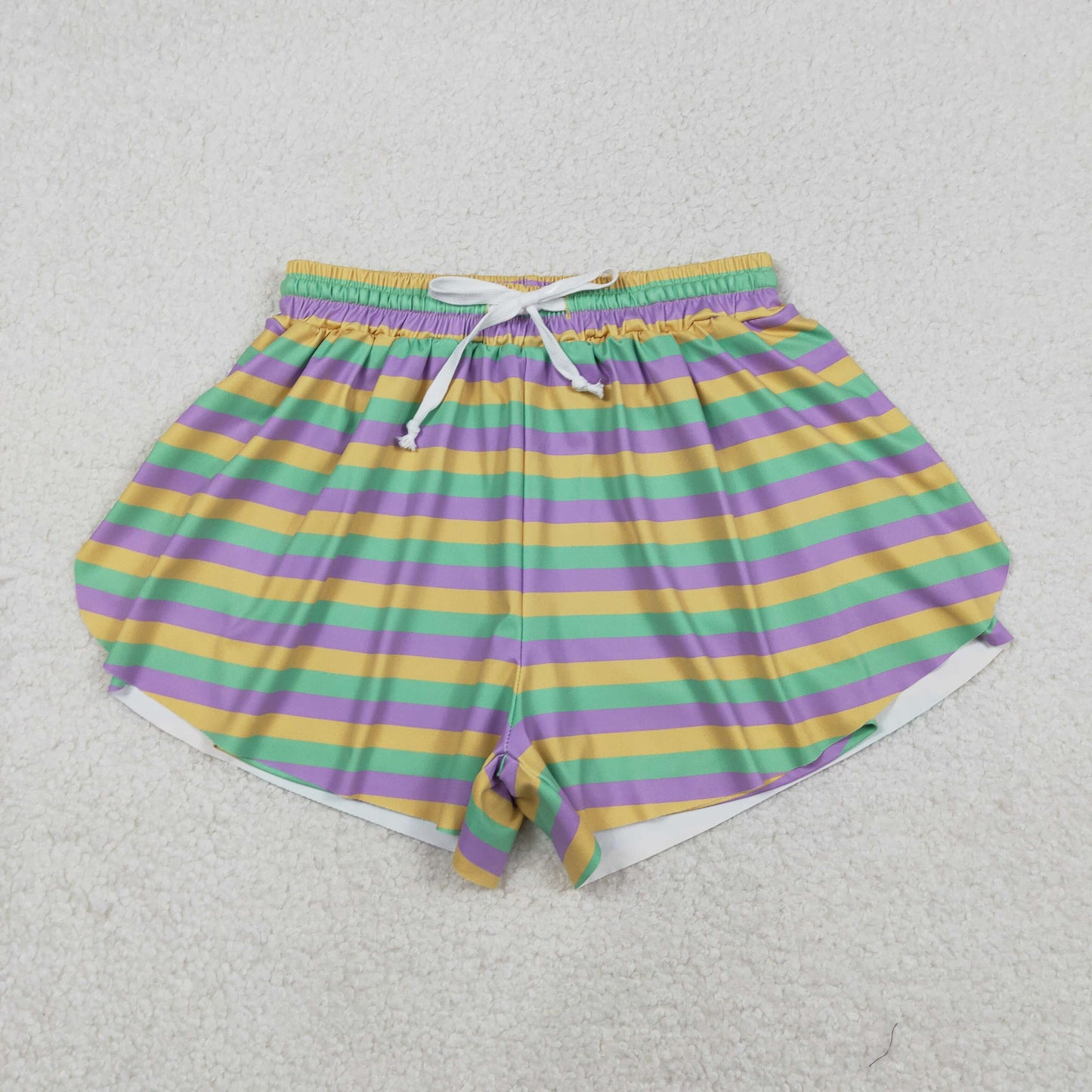 Sibling Baby girls clothes and adult clothes yoga mardi gras kids shorts and adult shorts