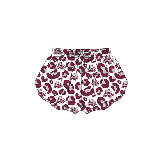 Pre-order no moq SS0820 baby girl clothes summer yoga team camouflage shorts-26.1.13