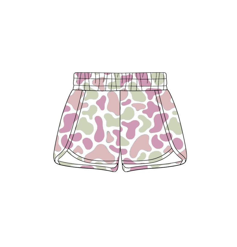 SS0854 Preorder Baby Girls Southern Camo Shorts Bottom