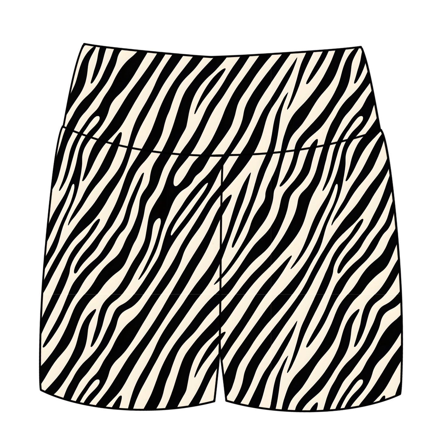 SS0864 Preorder Baby Girls Black Stripe Biking Shorts Bottom