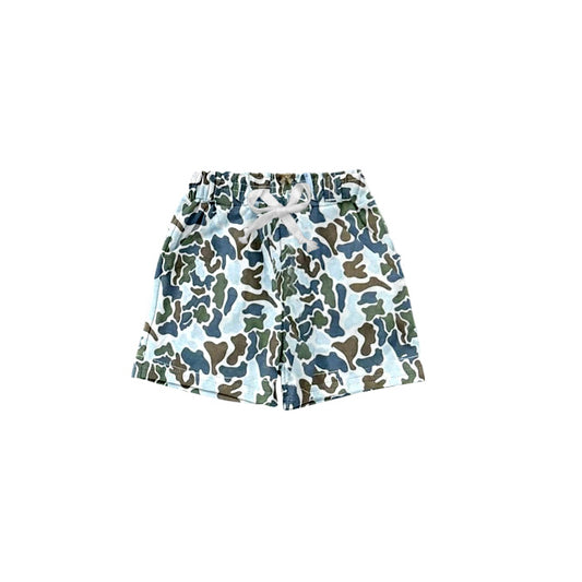 SS0873 Preorder Baby Boy Southern Camo Pockets Shorts Bottom