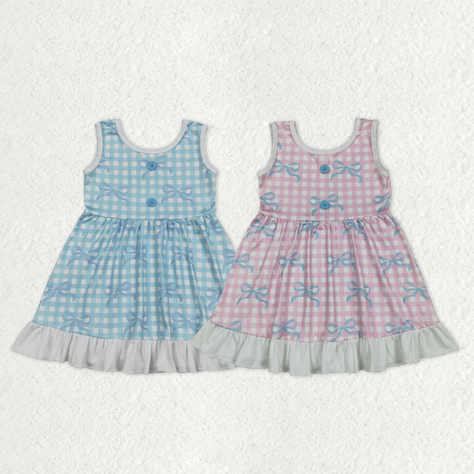 Sibling Baby girls clothes floral shorts Sleeve dresses