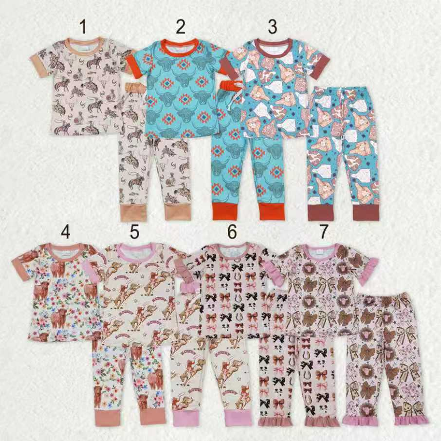 Sibling Baby Boys girls clothes summer short sleeve pants Clothes Sets