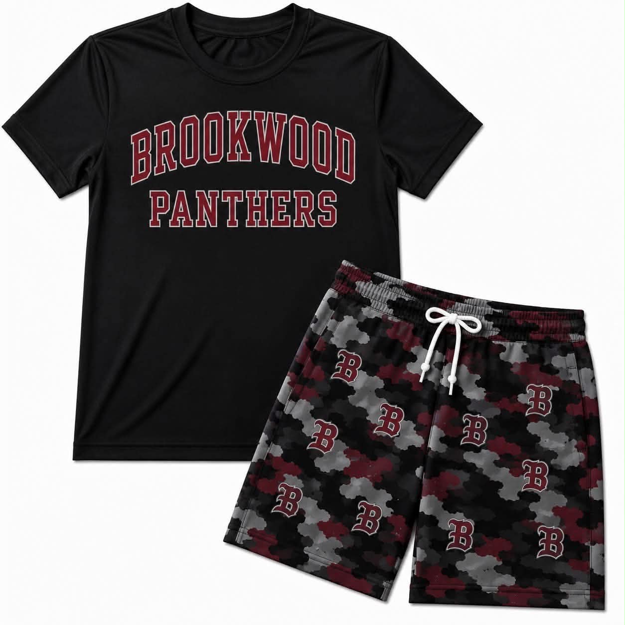 Custom Order Baby Boys Panthers Top Short Team Clothes Sets