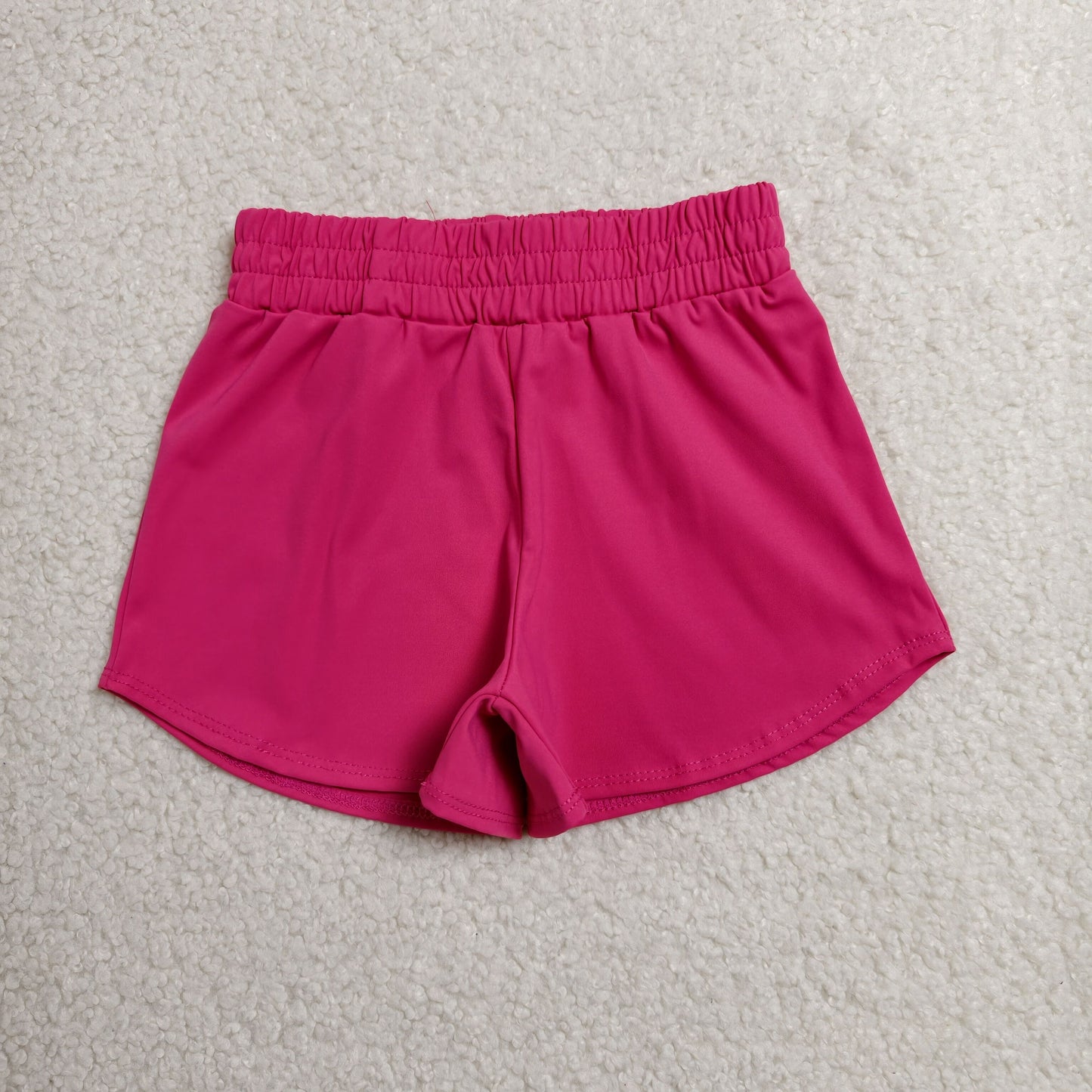 SS0900 Kids Baby Girls Hot Pink Yoga Active Sport Shorts Bottom