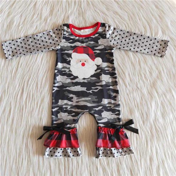 cute wholesale no MOQ toddler clothes kids clothing baby clothes girls kids clothes Christmas santa romper