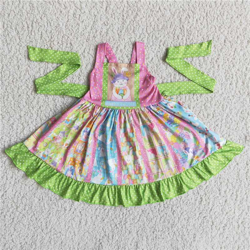 A16-13Bunny sash dress