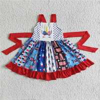 C10-10  Strap Independence Day Dress