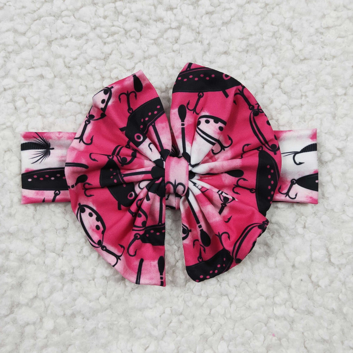 GBO0072 BOWS Fishing Black Short Sleeve Rose Red Brief Set