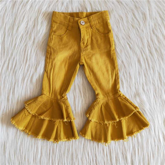 C14-1 Apricot Double Lace Jeans