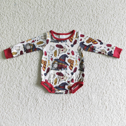 LR0022   Girls Harry Potter Long Sleeve Bodysuit
