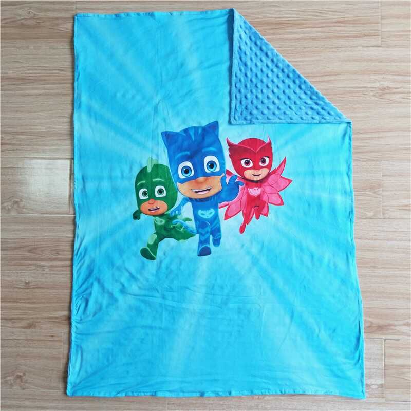 RTS no MOQ cartoon print blankets soft blanket children baby blanket