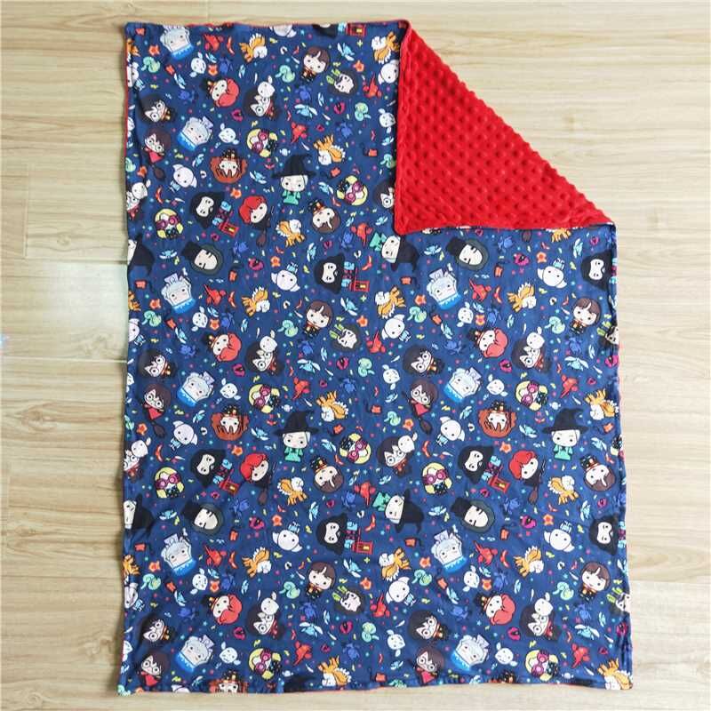 RTS no MOQ cartoon print blankets soft blanket cute children baby blanket