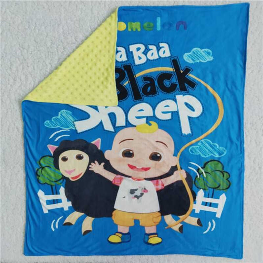 new arrived no MOQ cartoon cute baby blankets lovely soft blanket toddler kids blanket