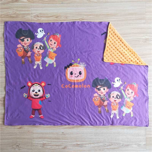 newest cartoon print blankets soft blanket lovely toddler baby boys girls blanket