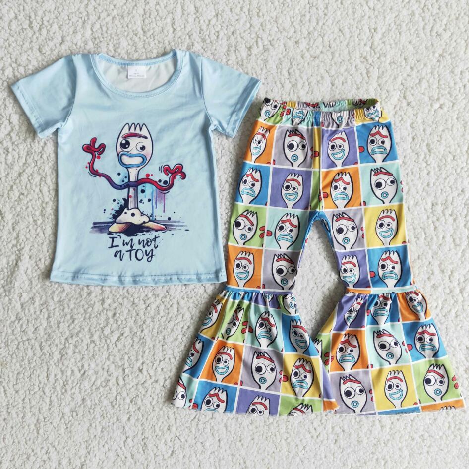 baby girl boutique clothing set children cartoon short sleeve kids wear girl clothing for kids clothes spring 2 pcs outfit