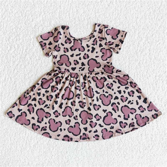 popular boutiques summer dress cute baby girl short sleeve twirl dresses lovely kids boutique clothing children's clothes