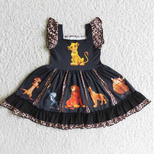 popular new arrive boutiques summer lovely baby girl short sleeve twirl dresses cute toddler kids boutique clothing