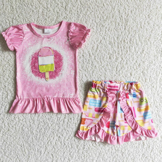 C10-26 Summer Girls Popsicle Outfit