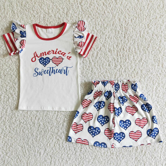 GSSO0051 Summer Girls July 4th Outfit