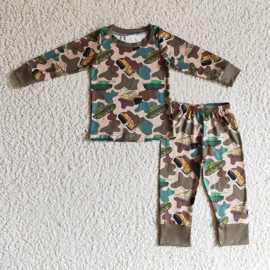 BLP0124 kids fall clothes long sleeve top with pants set