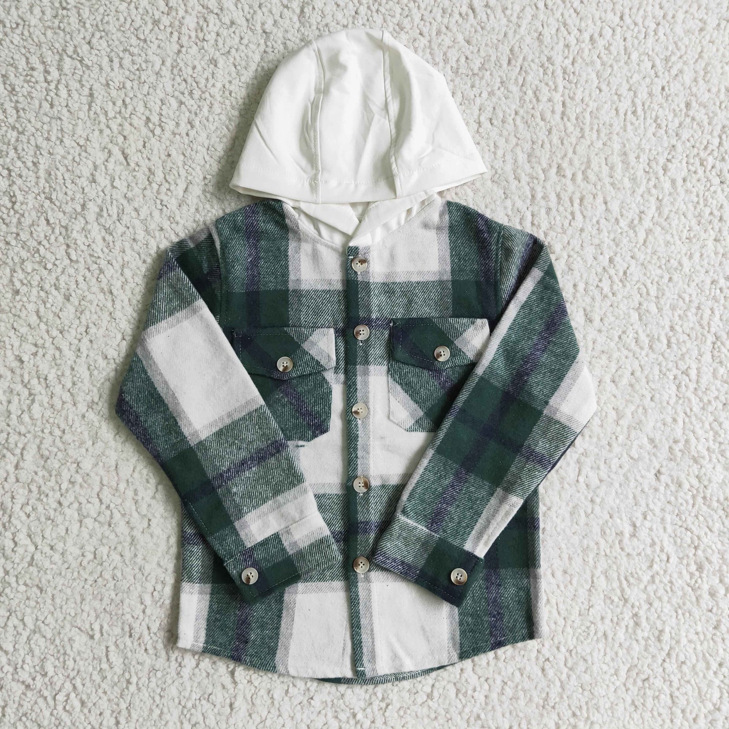 BT0075 kids boys top long sleeve hooded top