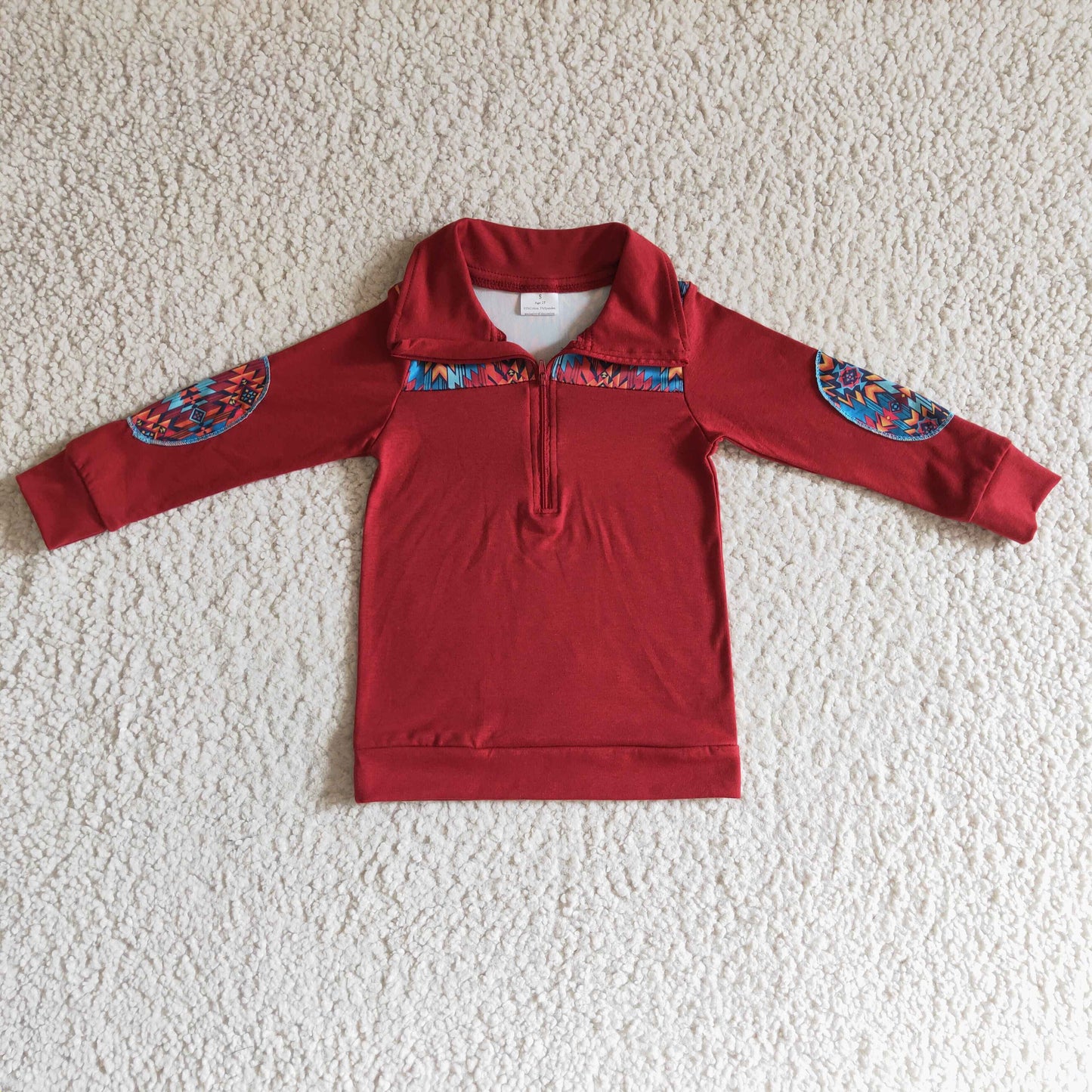 BT0080  kids girls long sleeve  red coat