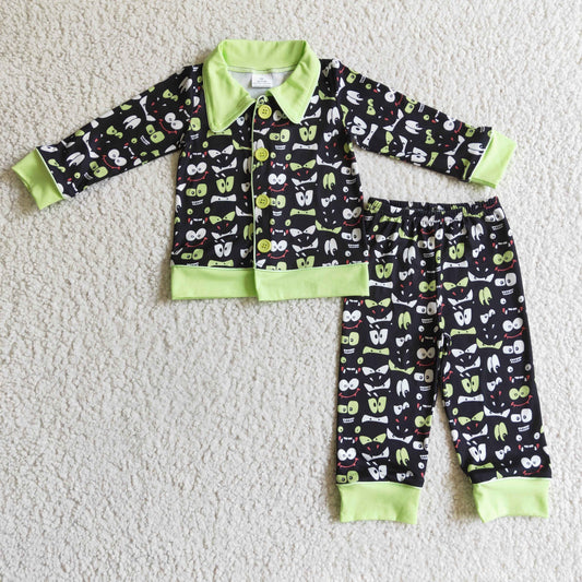 BLP0032 kids long sleeve set boys fall outfits