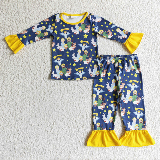 GLP0290 kids clothes long sleeve set