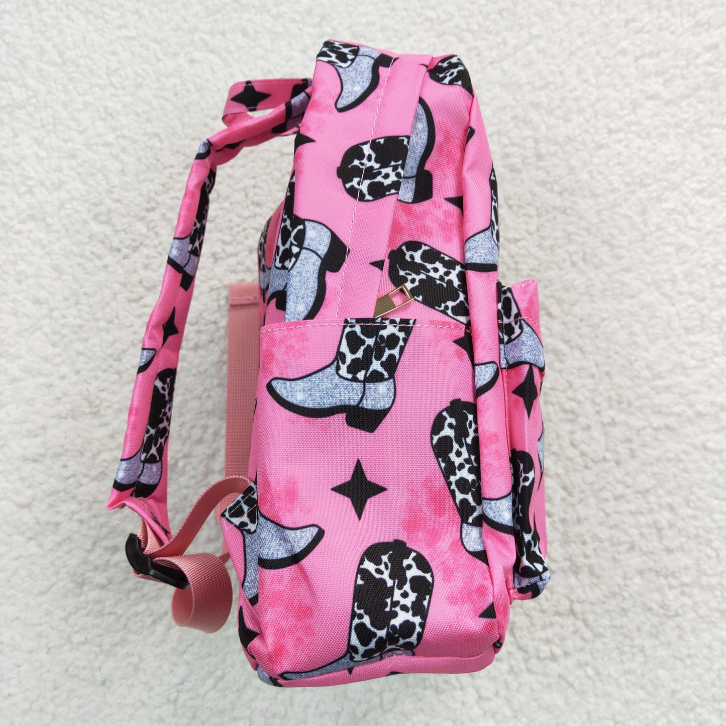 BA0037 New boots rose red backpack